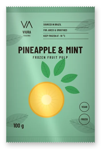 Piña con menta
